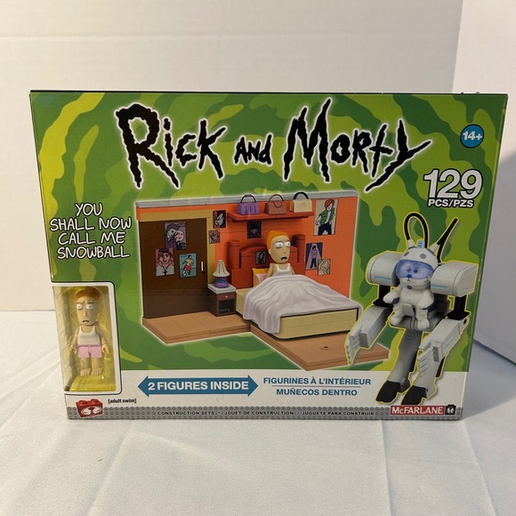 McFarlane Toys Other - Rick‎ and Morty You Shall Now Call Me Snowball McFarlane Set 129 PCS